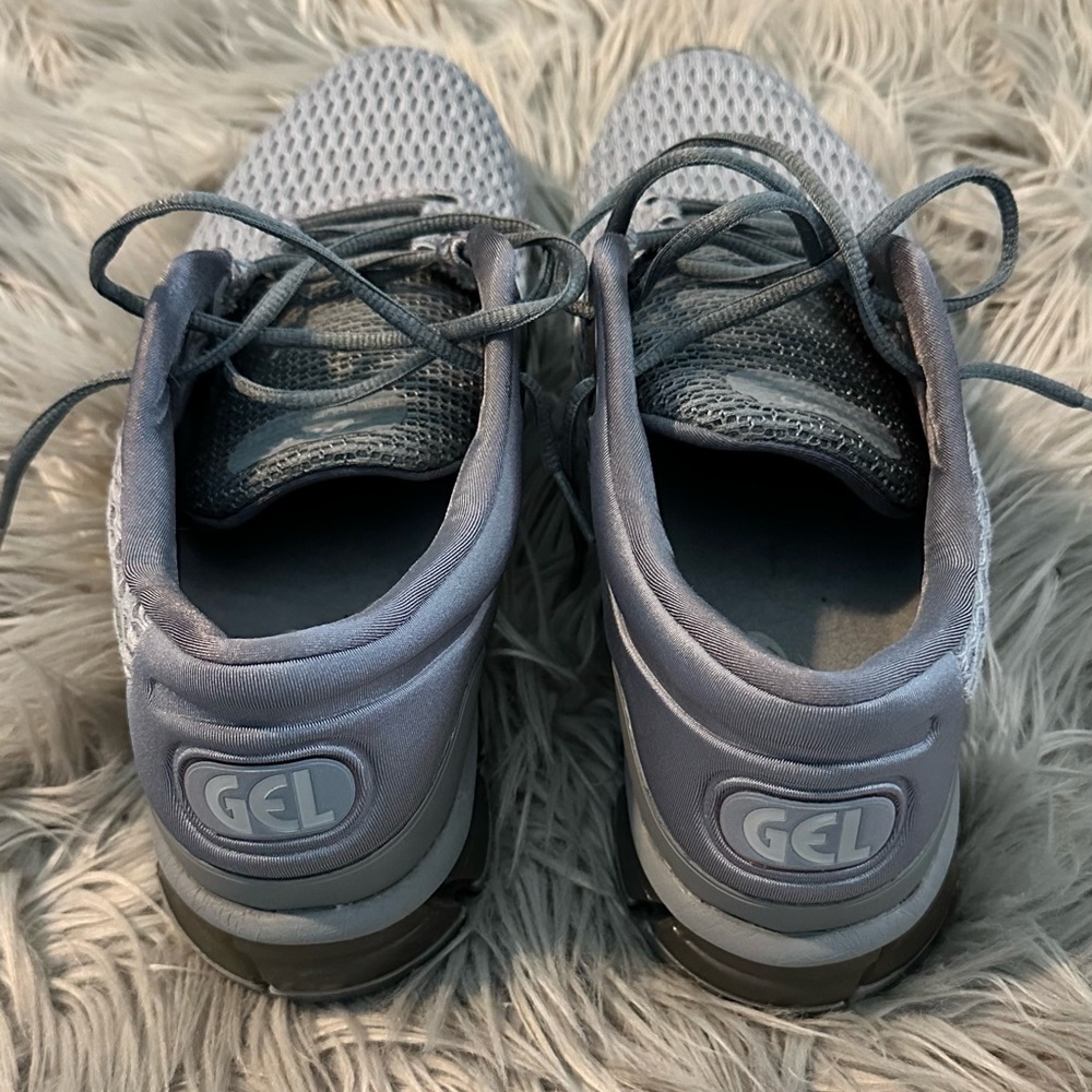 Gray ASICS GEL Athletic Sneakers